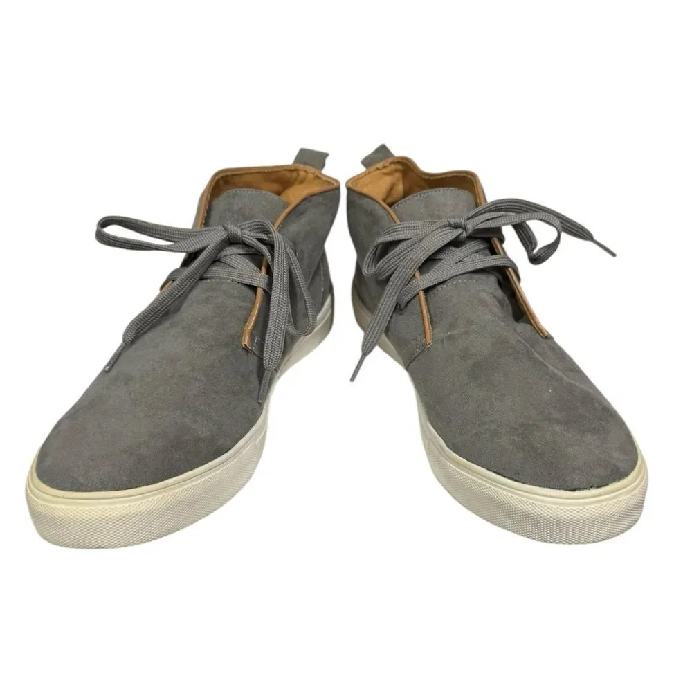 GAP Men's Boulder Grey Chukka Suede Boots Shoes Sneakers 8